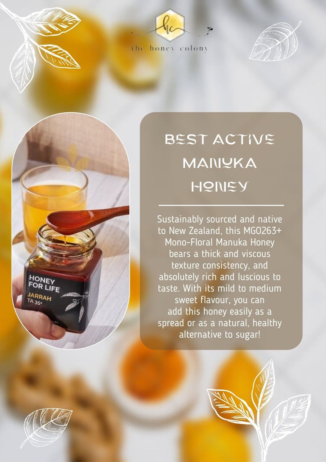What is the best active Manuka honey price? by The honey colony Medium