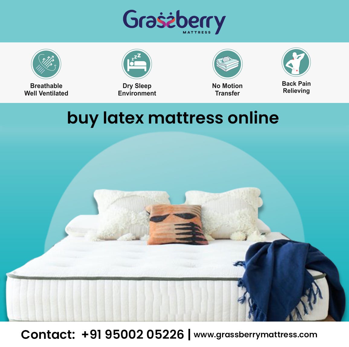 Latex Mattress Online — How to Get the Perfect One For You by grassberrymattress Medium