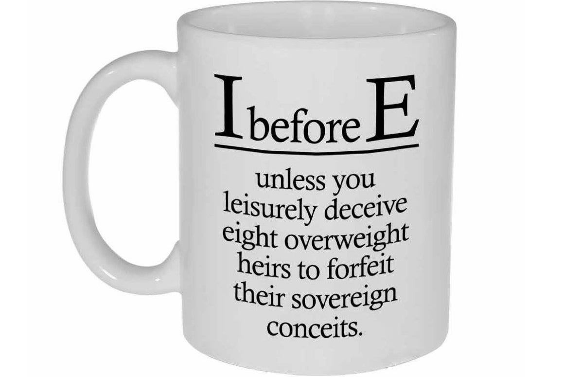 i before e, except, like, a lot. (where spelling meets poetry) by Joe