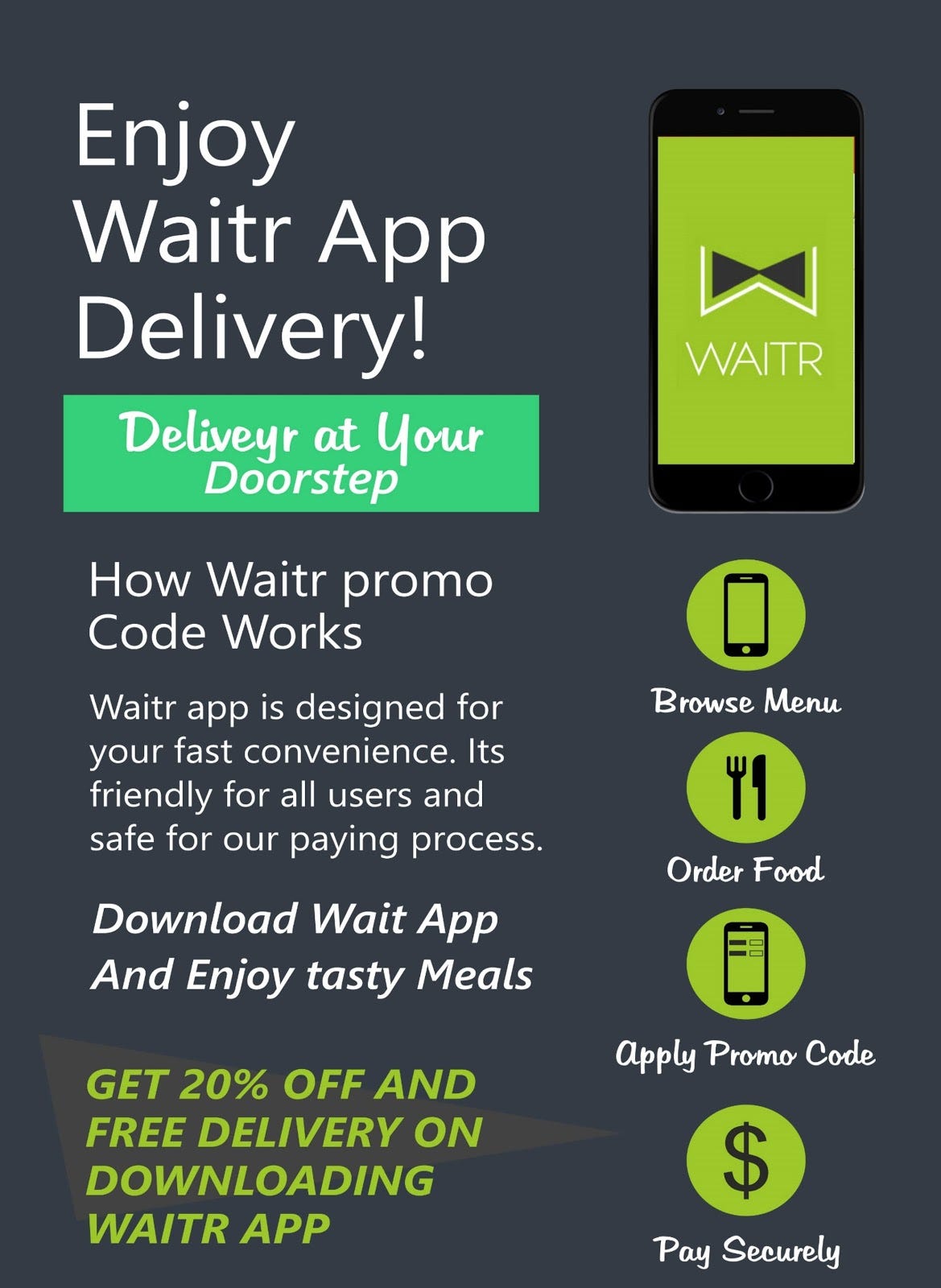 Waitr Promo Code 2019. What is Waitr Promo Code by Latika Saini Medium