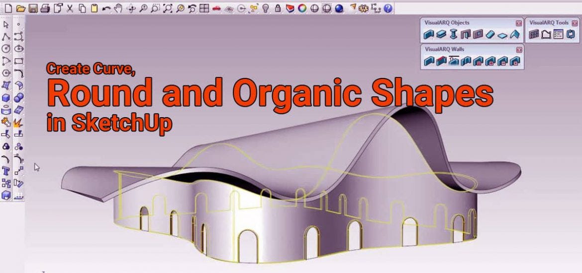 How To Make Curve Shape In Sketchup Image to u