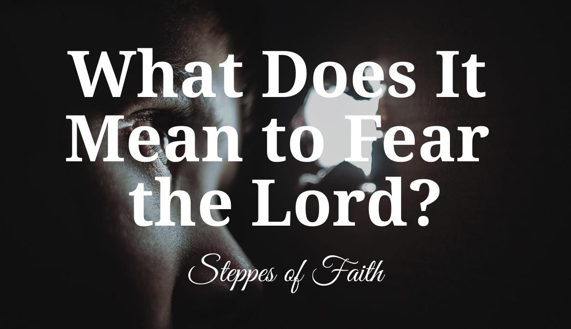 What Does It Mean to Fear the Lord? by Steppes of Faith Medium