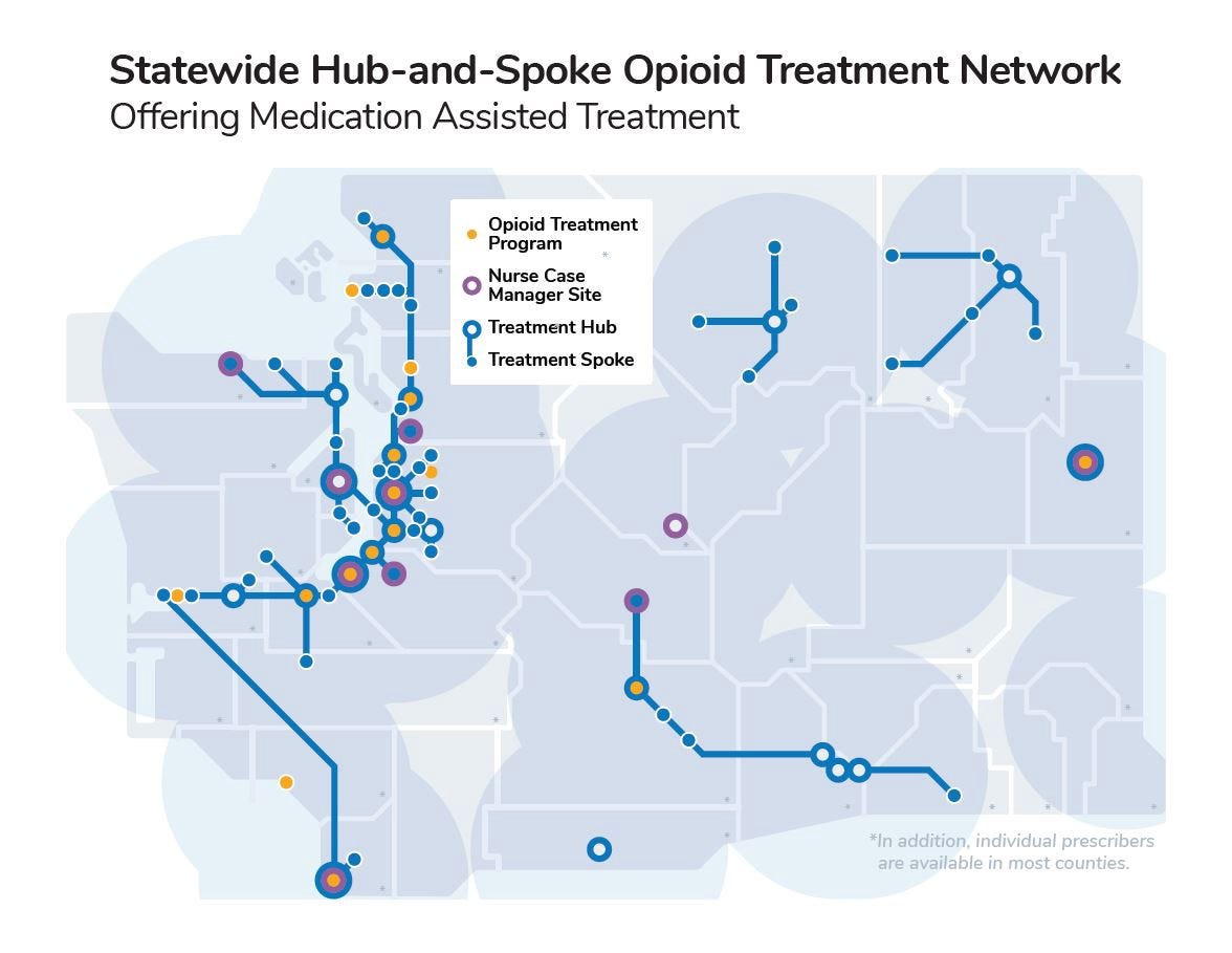 Washington expands opioid medicationassisted treatment locations by
