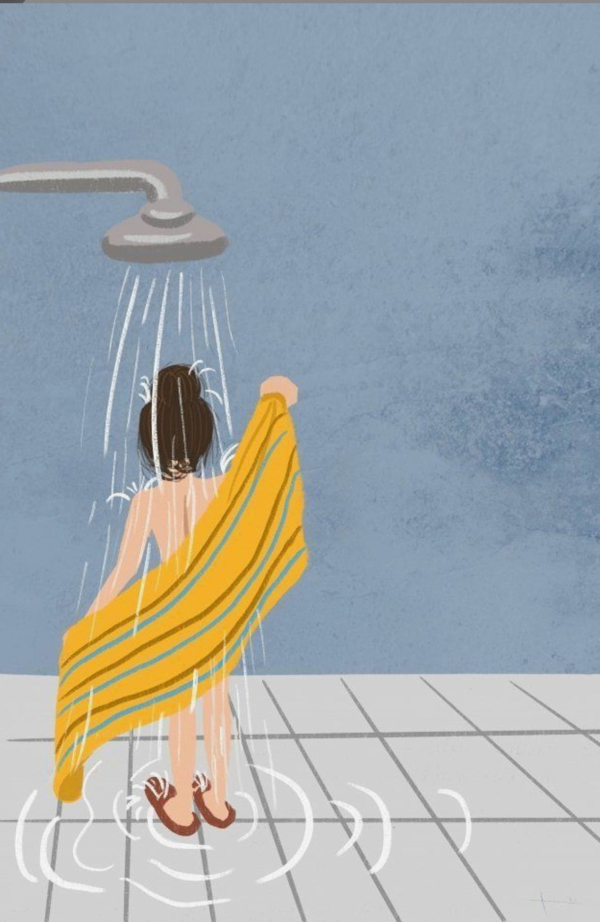 The Magic of Cold Showers. Picture credits Pinterest by That silly