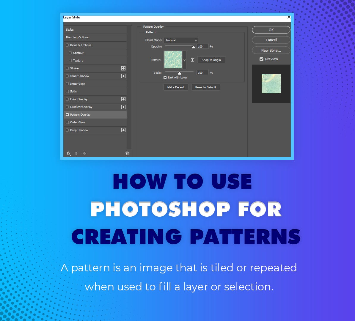 How to make a pattern in ? by Ivector Medium