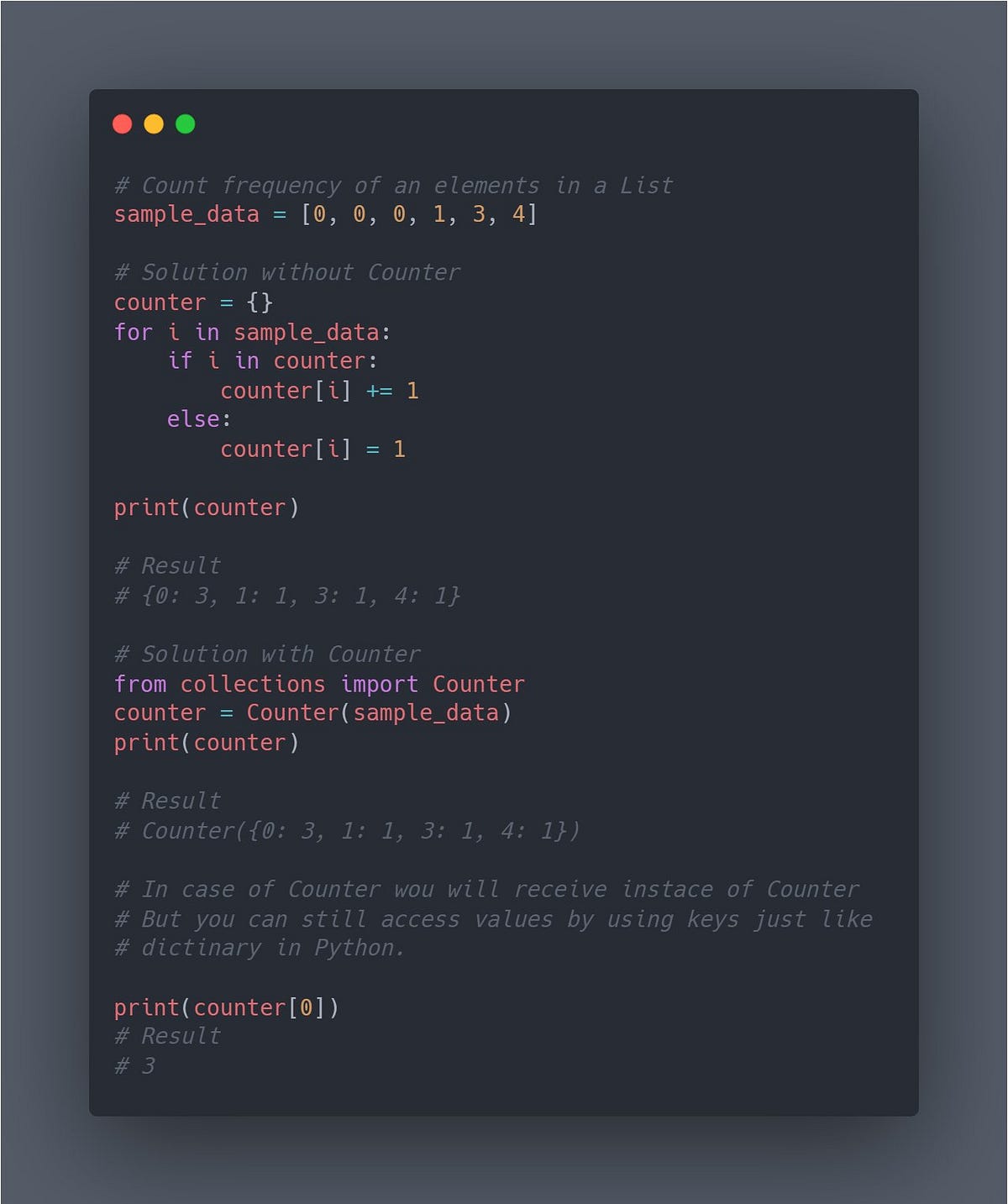 Counter class in Python. Let’s learn about Counter in Python. by