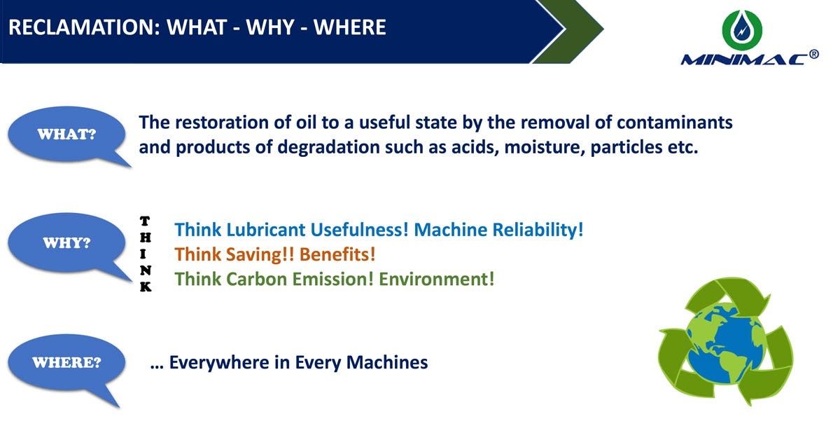 Oil Reclamation. Oil Reclamation Everything you need to… by Minimac