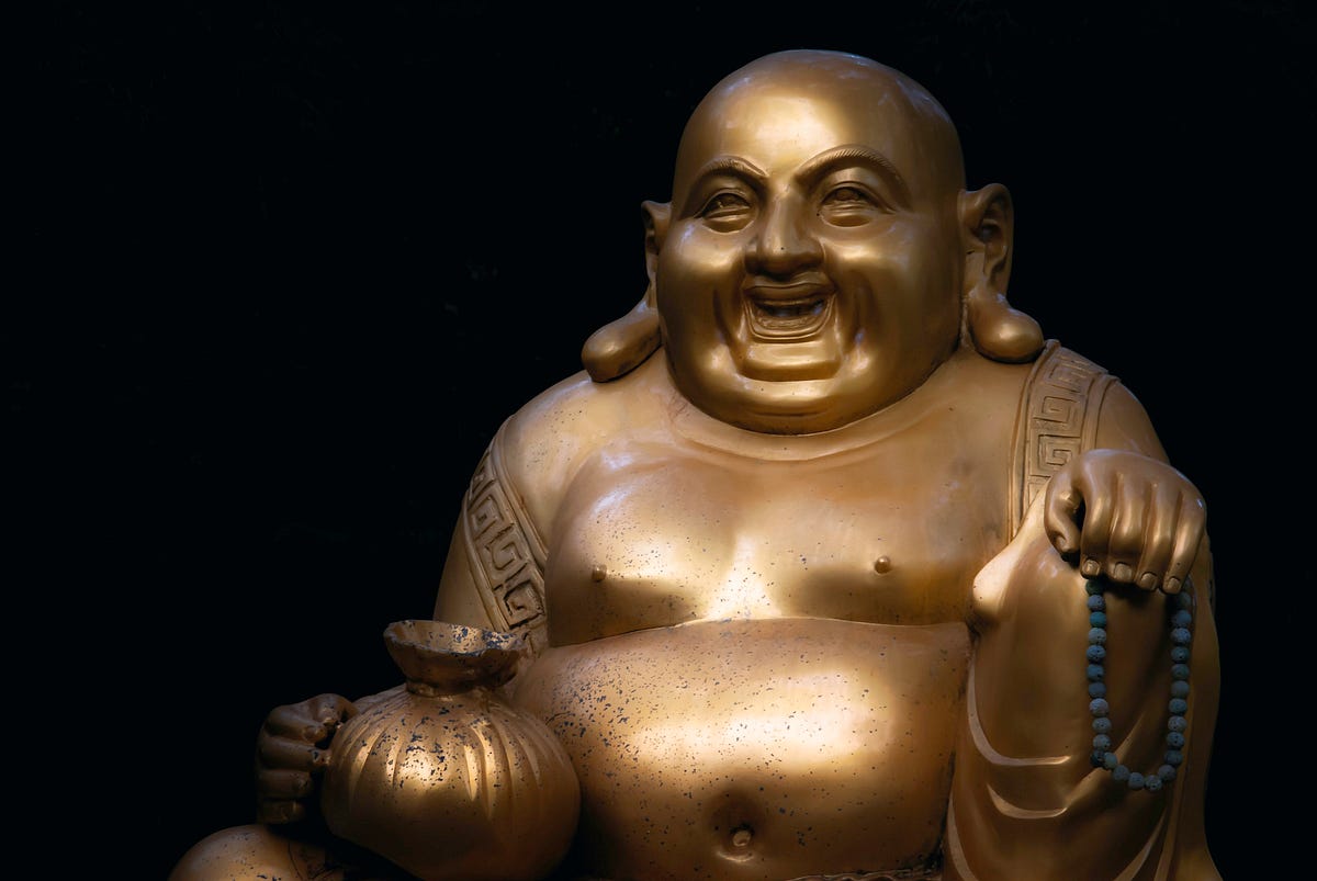 The Mystical Tale of Two Buddhas Laughing Buddha vs. Maitreya (Miraflores) by Aongking Jason