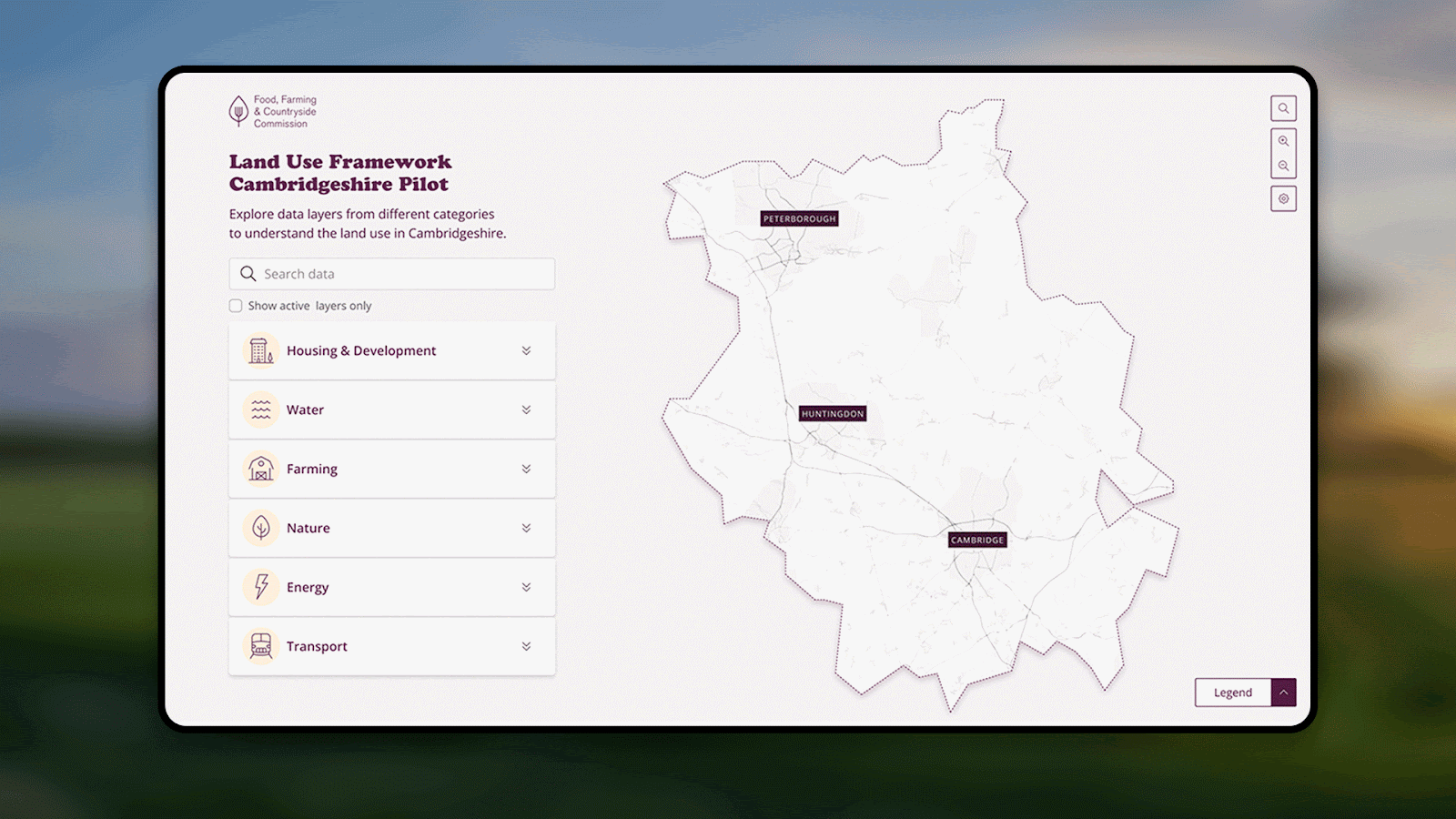 Developing tools to improve land use decision making in the UK by