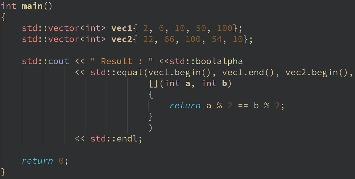 Passing Binary Predicate Parameter with Lambda in C++ by Cngzhnvrl
