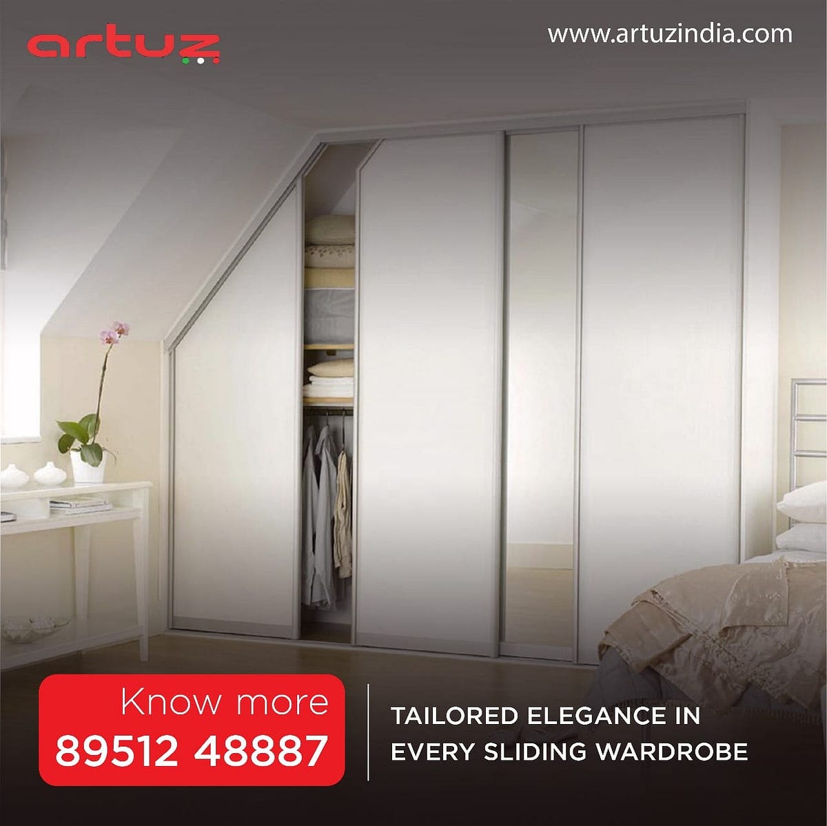 Artuz Ultimate Destination for Best Sliding Wardrobe Manufacturers in Bangalore by