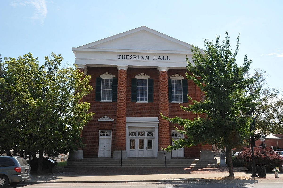 The Historical Thespian Hall in Boonville, Missouri Is A Performing