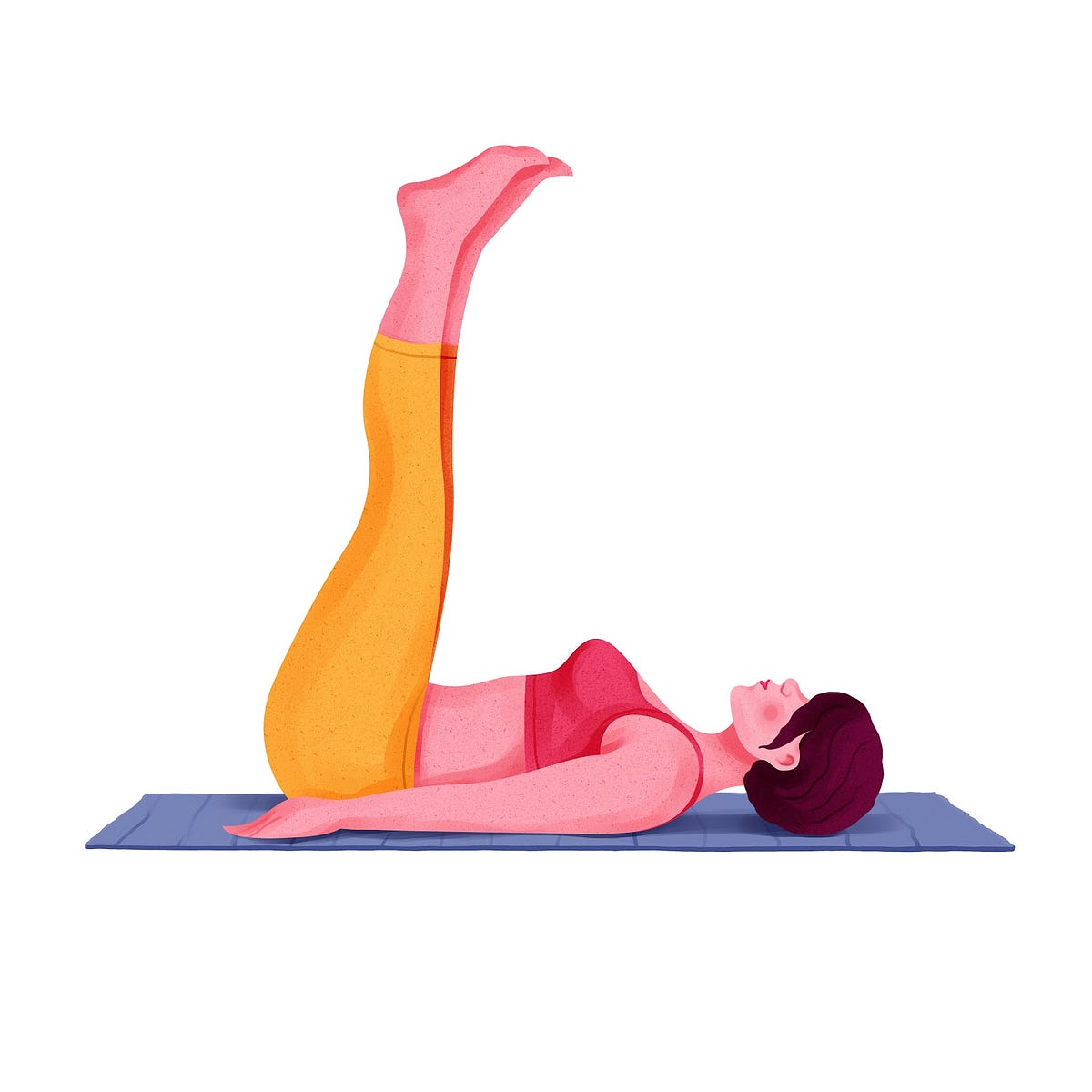 5 AMAZING HEALTH BENEFITS OF LEGS UP THE WALL POSE by Emily Medium