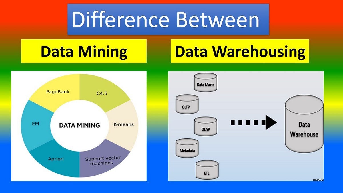 Data Mining vs. Data Warehousing Unraveling the Differences