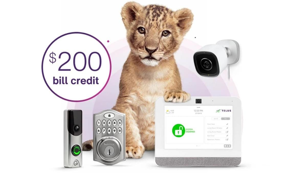 What Is TELUS Home Security?. Title Securing Your Home with TELUS