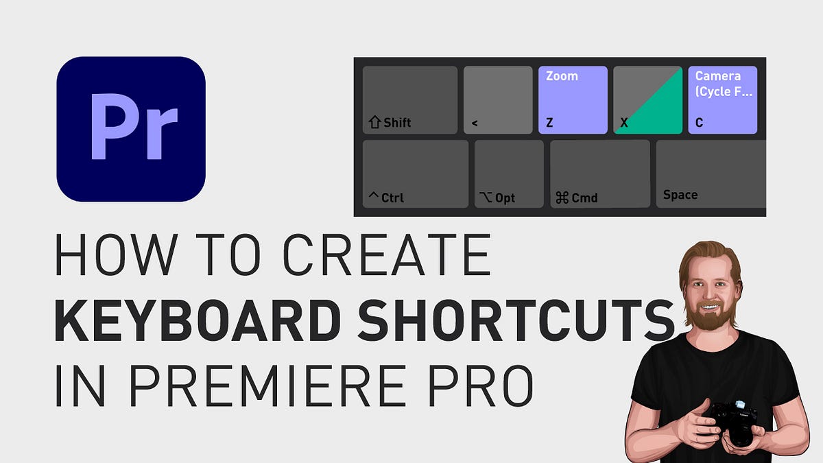 How to create keyboard shortcuts in Premiere Pro by David Lindgren
