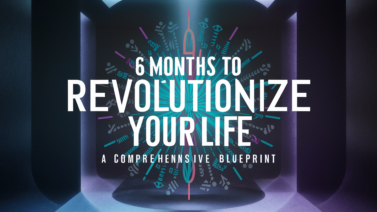6 Months to Revolutionize Your Life A Comprehensive Blueprint by(03)