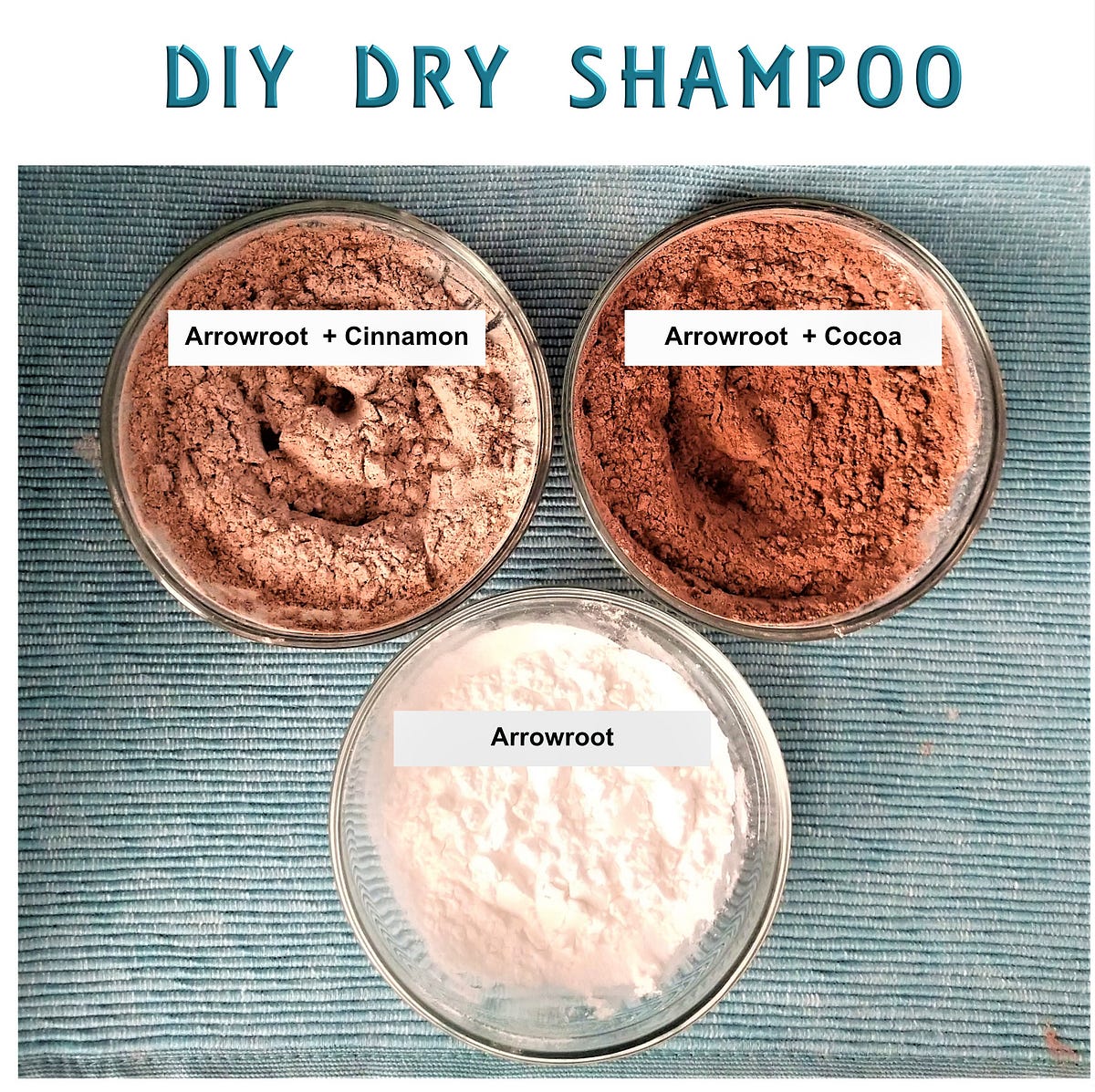 Make Your Own Dry Shampoo. Dry shampoo is a lifesaver on busy days