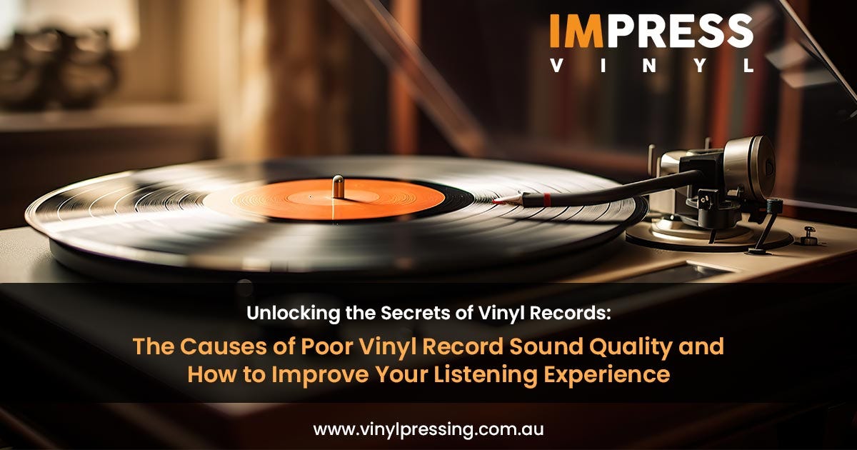 Why Does My Record Player Sound Bad by Vinylpressing Medium