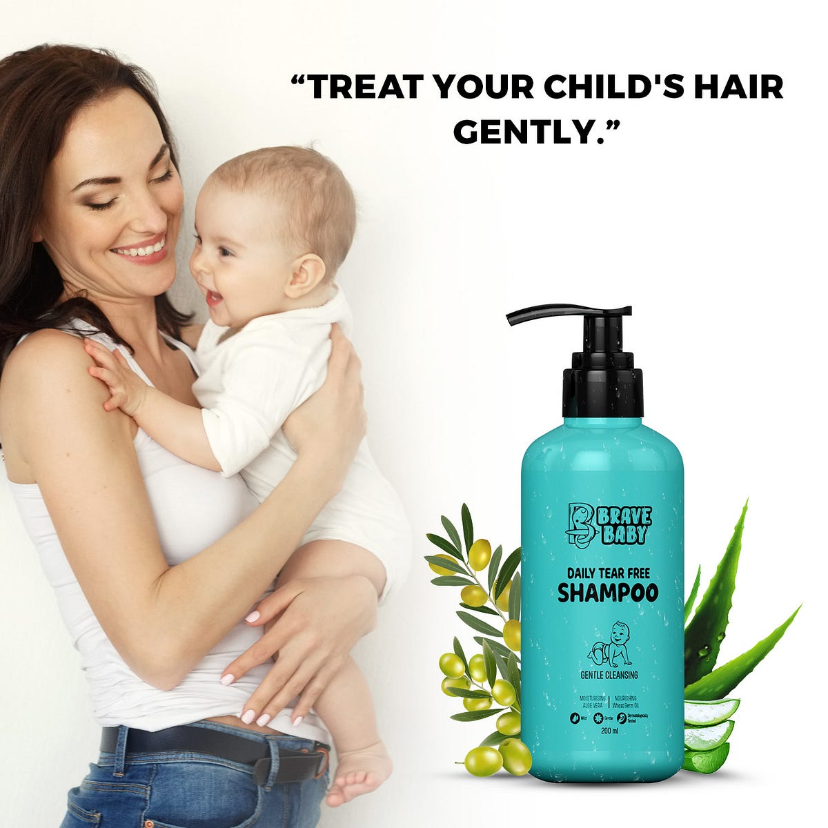 Brave Baby Tear Free Shampoo Baby Skincare & Bath Medium