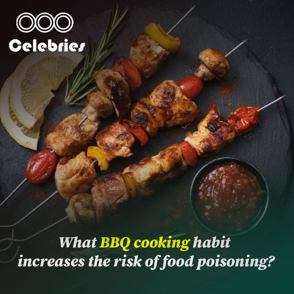 What BBQ cooking habit increases the risk of food poisoning? Arshad FML Medium