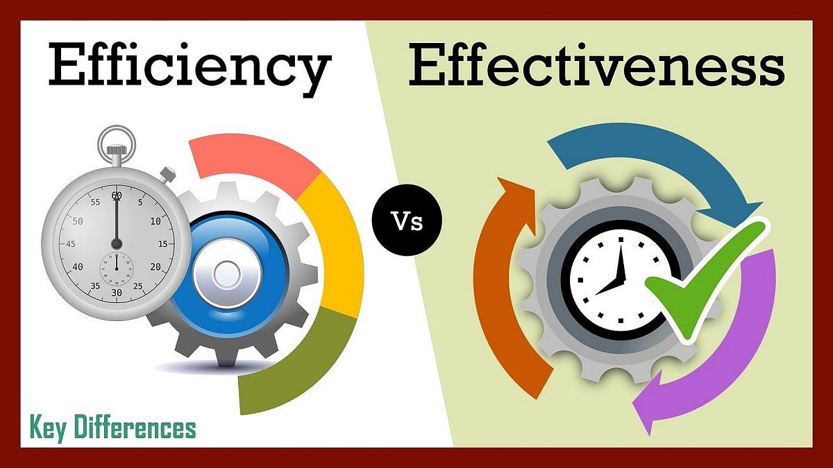 Efficiency vs. Effectiveness The Hilarious Truth in Our FastPaced