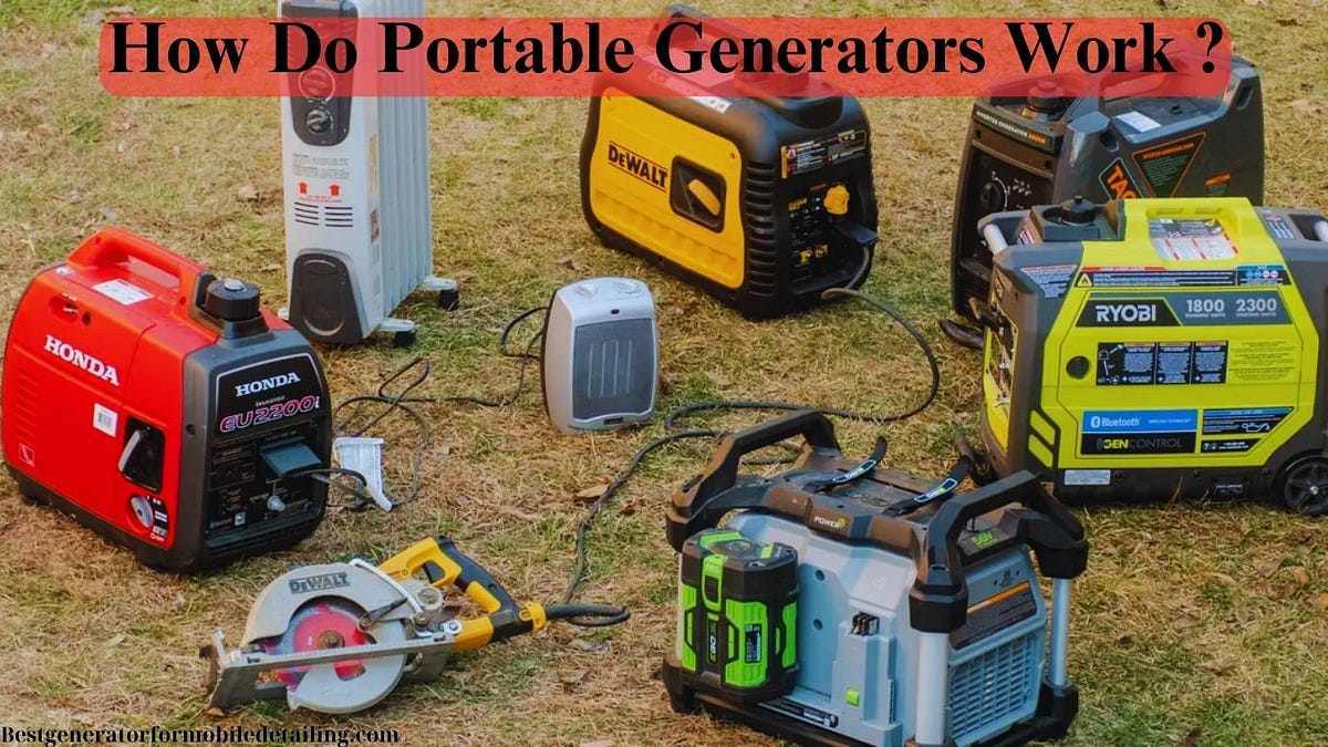 Power Up Your Mobile Detailing Business How Portable Generators Work