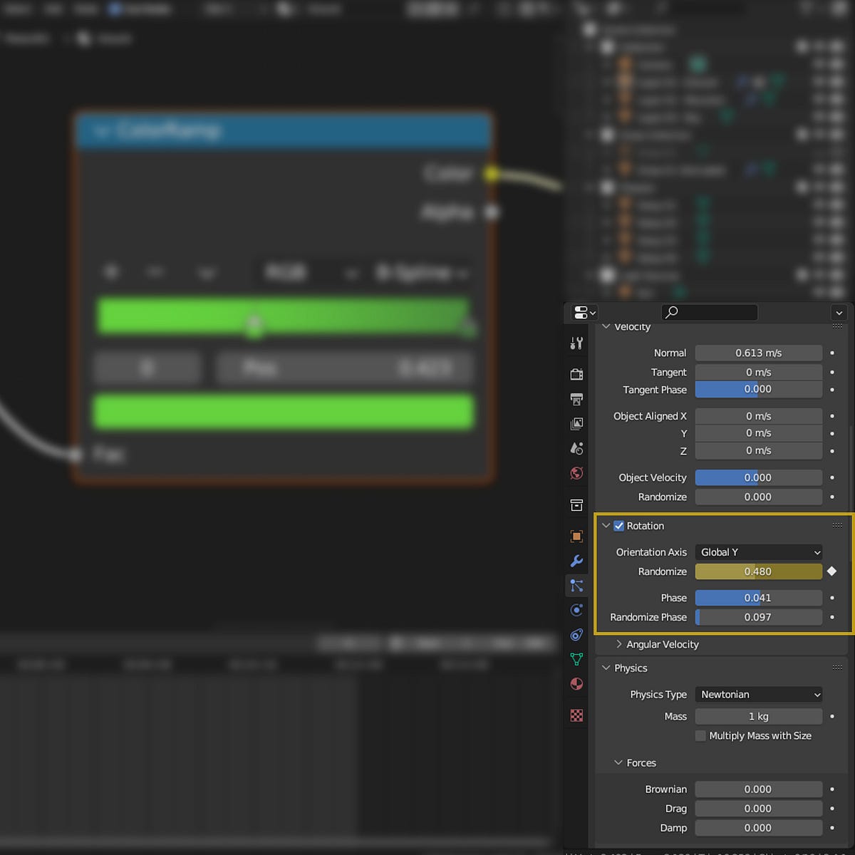 How to animate particle rotation in Blender? ilkyal3d Medium