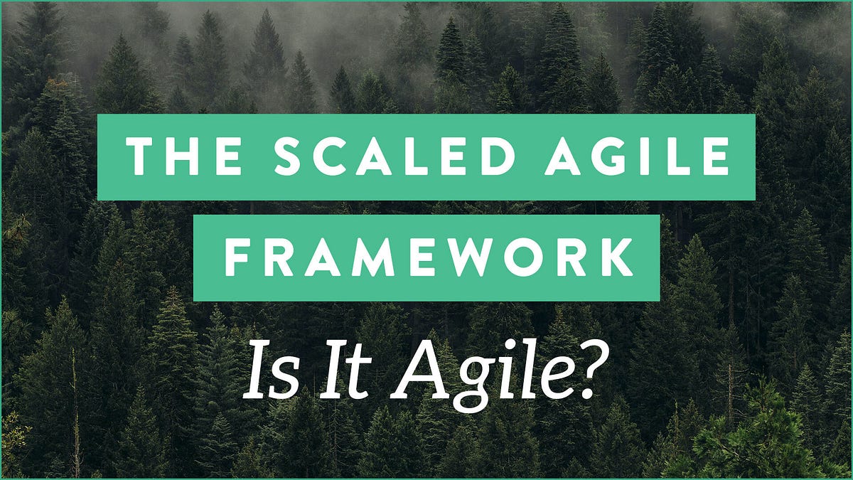 Is SAFe Agile?. Written By Mike Cottmeyer by LeadingAgile