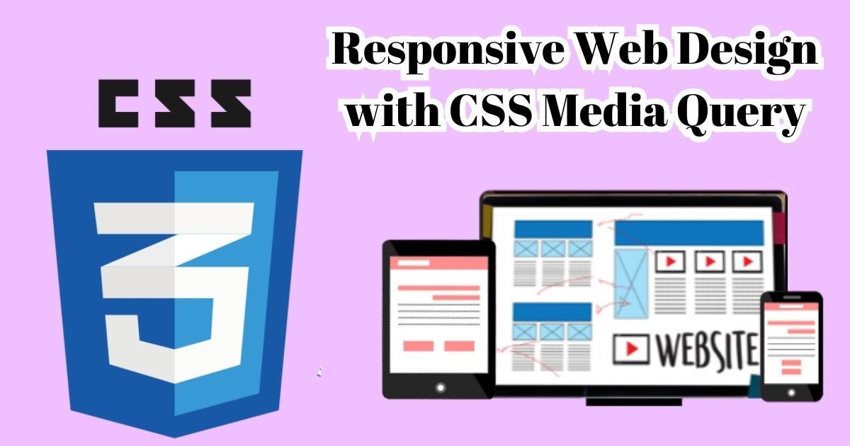 Responsive  Design with CSS Media Query by Md Jahid Shah Medium