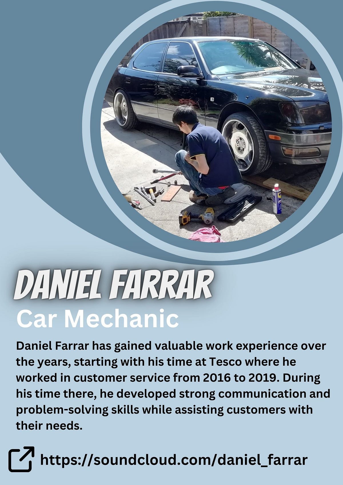 Daniel Farrar — Car Mechanic Daniel Farrar Medium