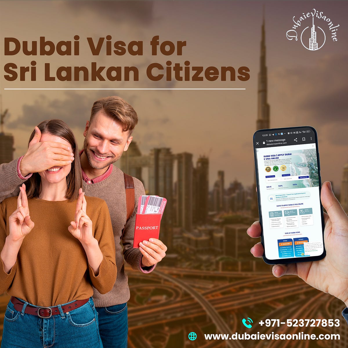Dubai visa for Sri Lankan Citizens by Oct, 2023