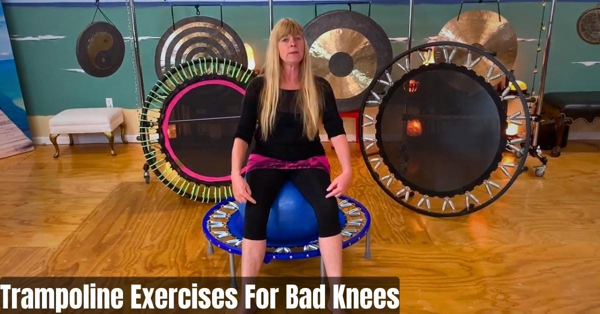 Trampoline Exercises For Bad Knees by Trampoline Mind Medium