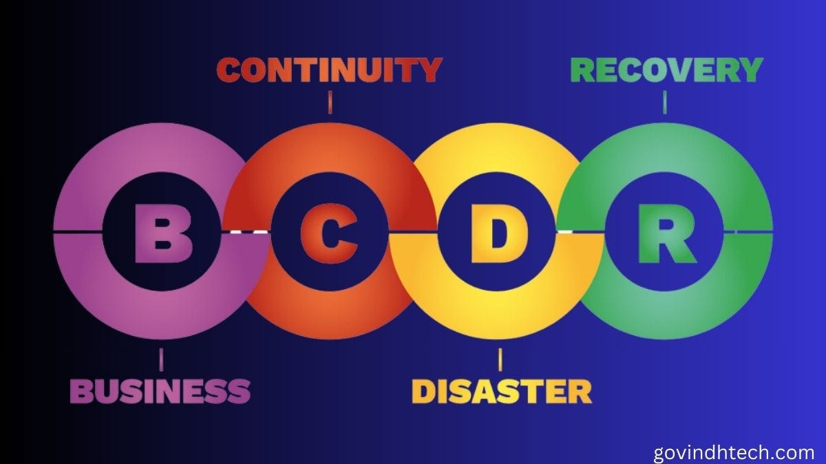 Business continuity vs disaster recovery plan steps by Agarapu Ramesh