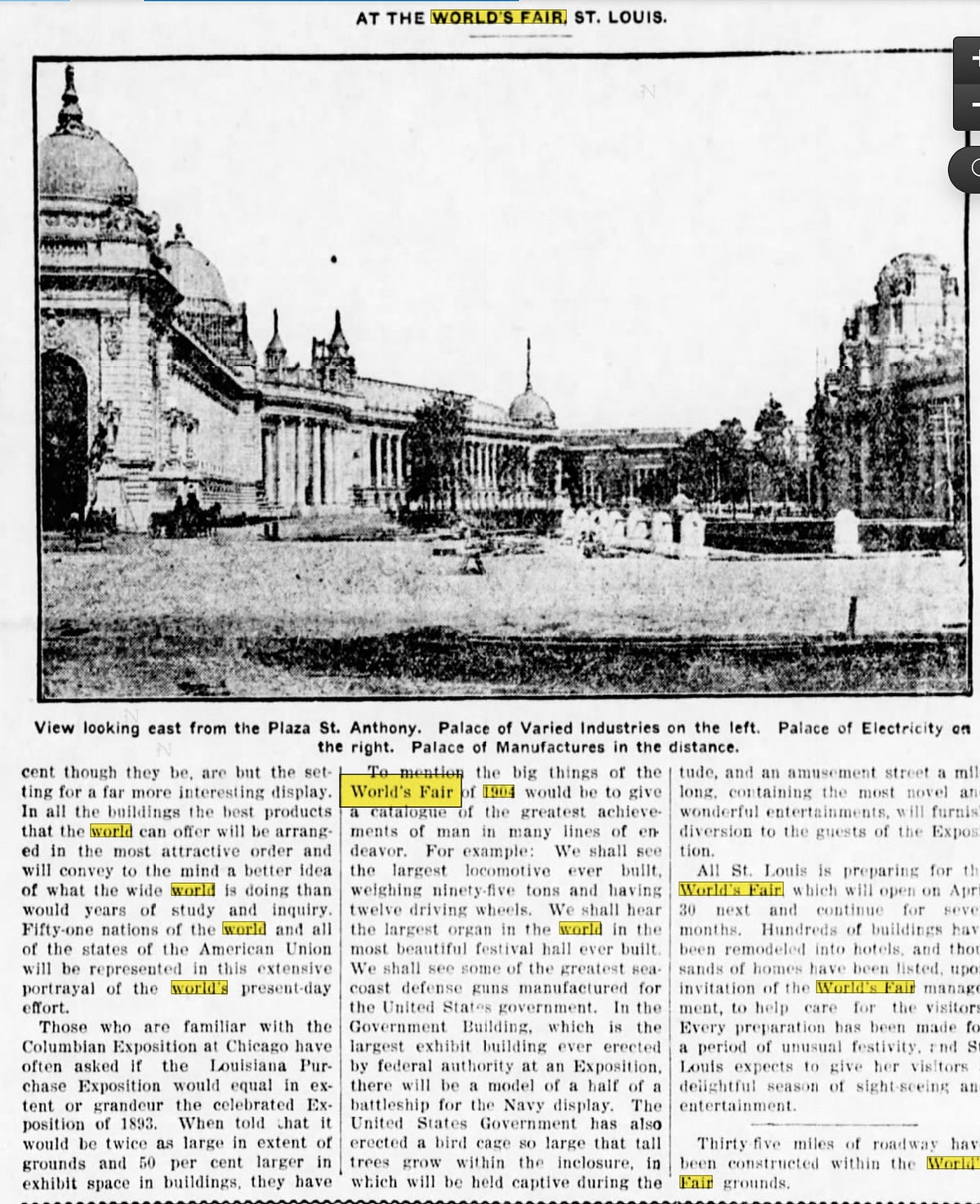 1904 World’s Fair as Wrote in Gasconade, County Missouri Exploring