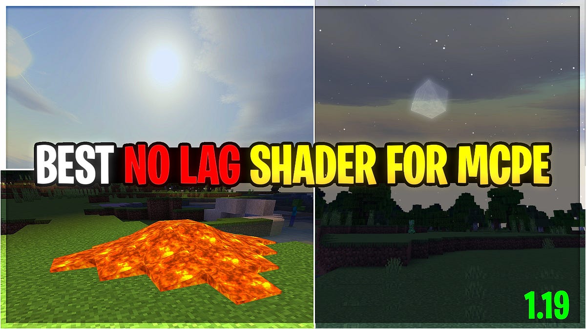 BEST NO LAG SHADER FOR MINECRAFT PE Night Grow Gamer Medium