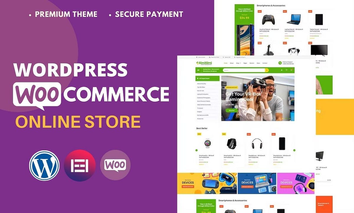 I will build wordpress online store or website