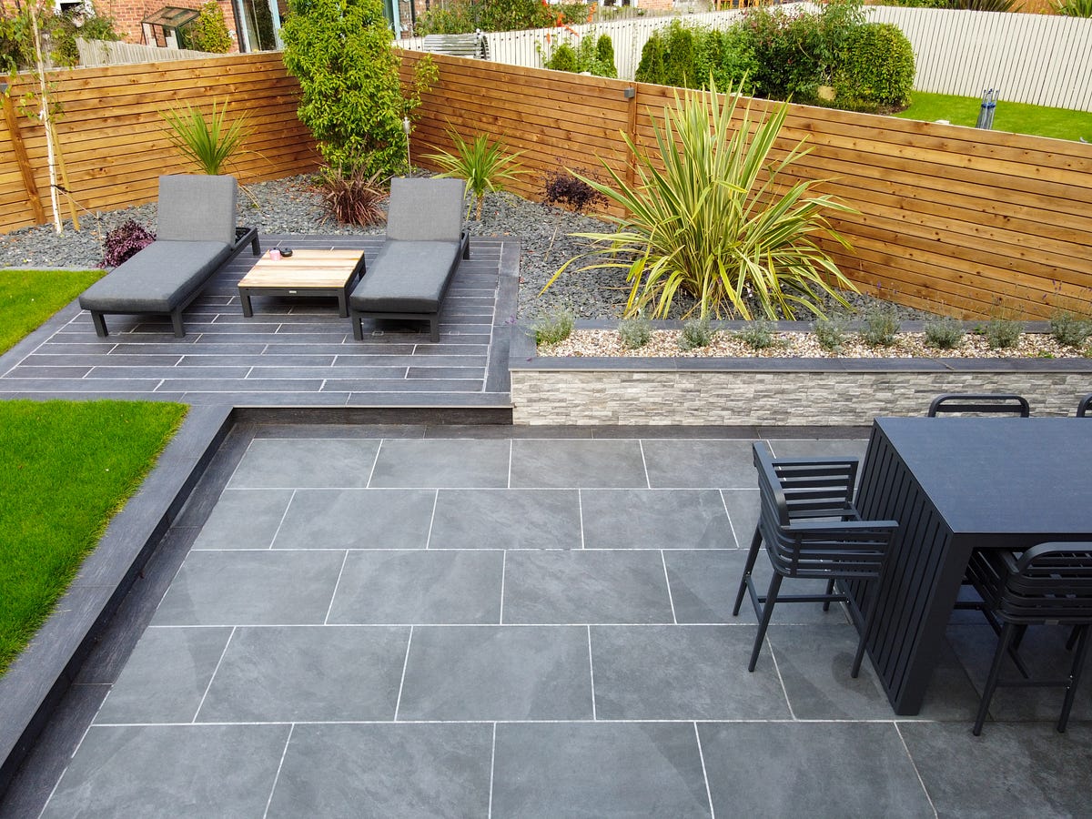 External Paving Ideas Laying a New Patio in the UK by Strata Stones