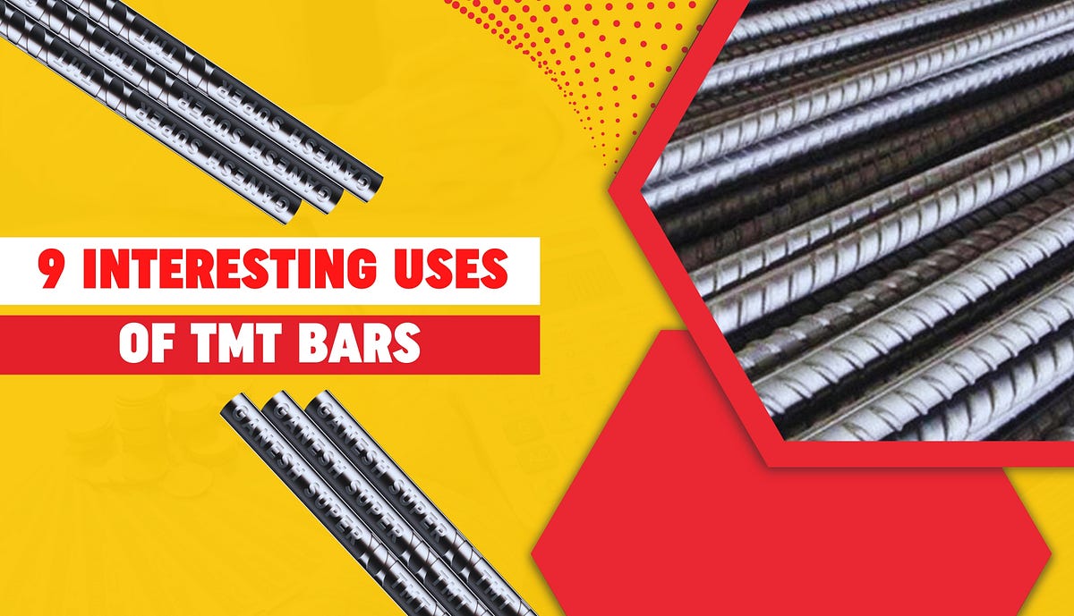 9 Interesting Uses Of TMT Bars. TMT steel bars have revolutionized the… by Ganeshsupertmtbars