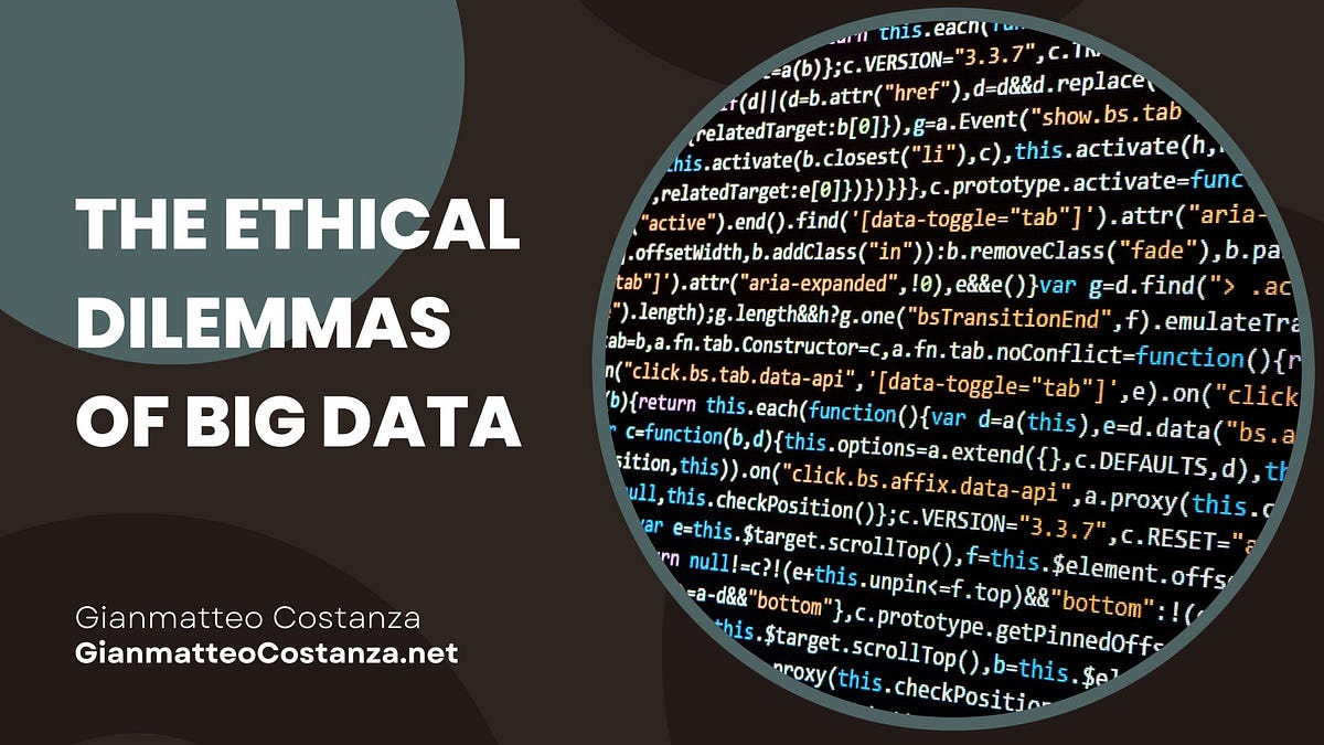 The Ethical Dilemmas of Big Data. Big data has emerged as a… by