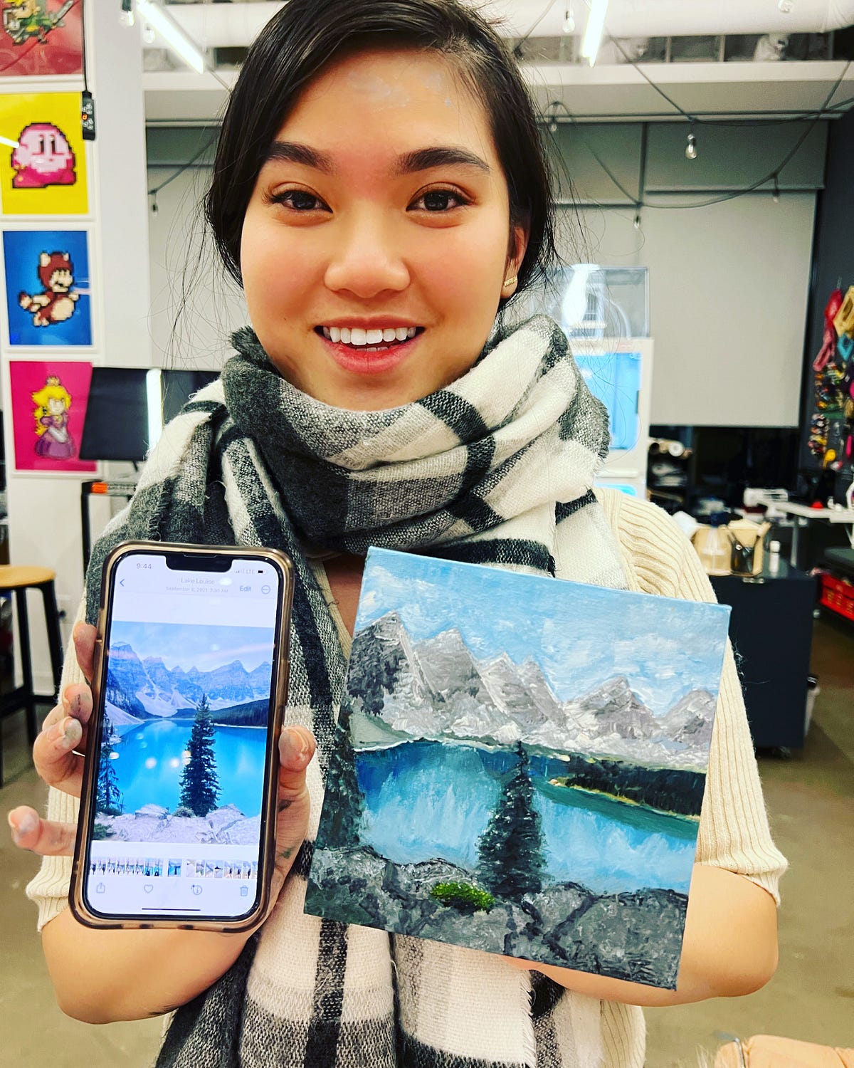 Banff lake Moraine in the Summer. “Banff Lake Moraine in the Summer” is