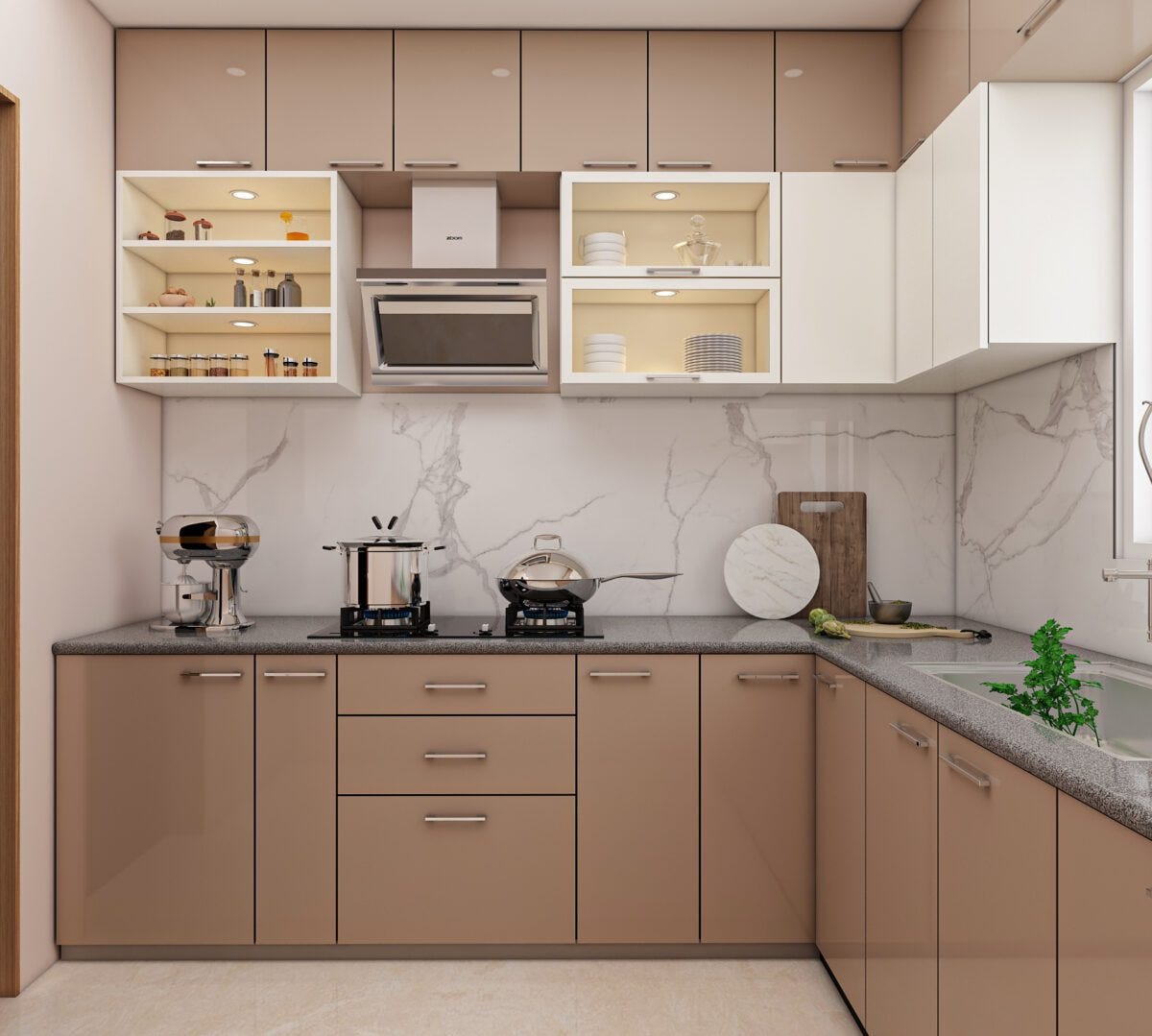 Build a Modern Modular Kitchen Design by Kayapalathome Medium