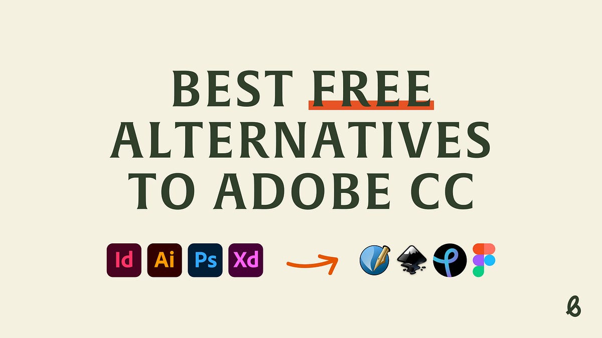 Best Free Alternatives to Adobe CC by Bee the Designer Aug, 2023