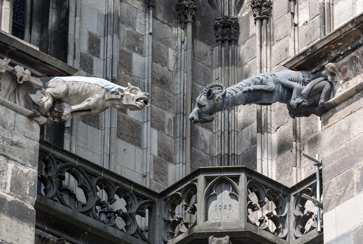 Legend of the Gargoyle. Why do gargoyles look the way they do… by