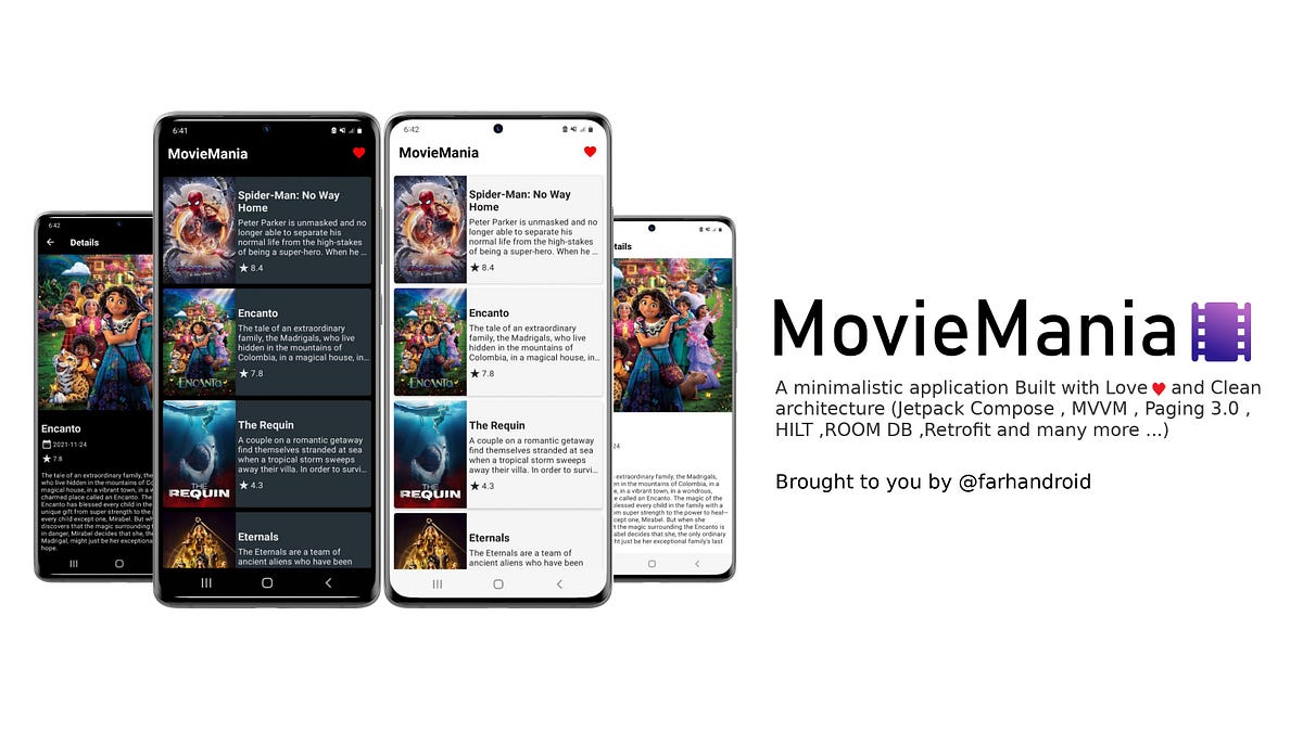 Clean architecture in Android (Jetpack Compose, Paging 3.0, Kotlin