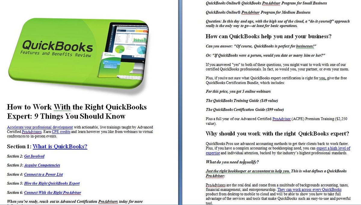 How to Work With the Right QuickBooks Expert 9 Things You Should Know