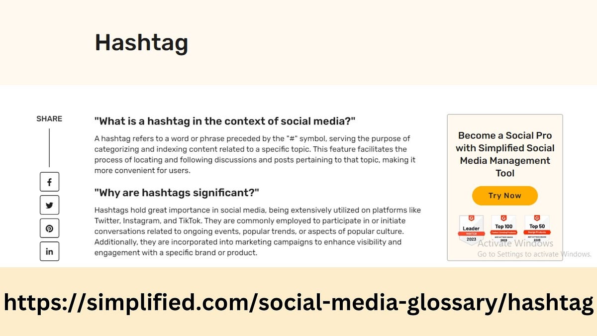 What Does Hashtag Mean in the Social Media Glossary? Find Out Now Simplified by meaning of