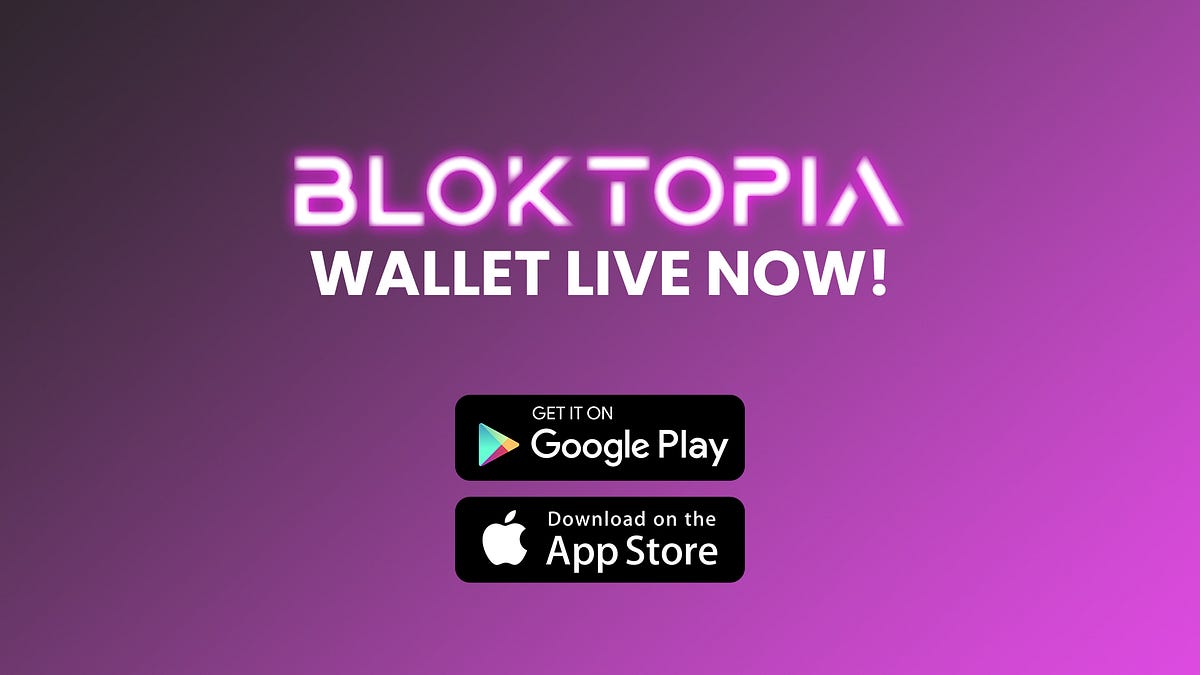 Bloktopia Wallet goes LIVE!. UPDATED The Beta version of the… by