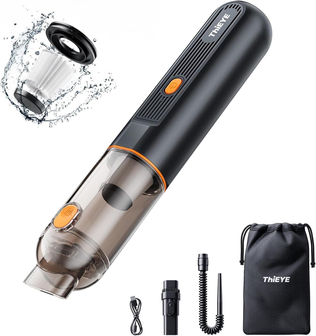 ThiEYE Handheld Vacuum Cleaner, Powerful Mini handheld vacuum cordless