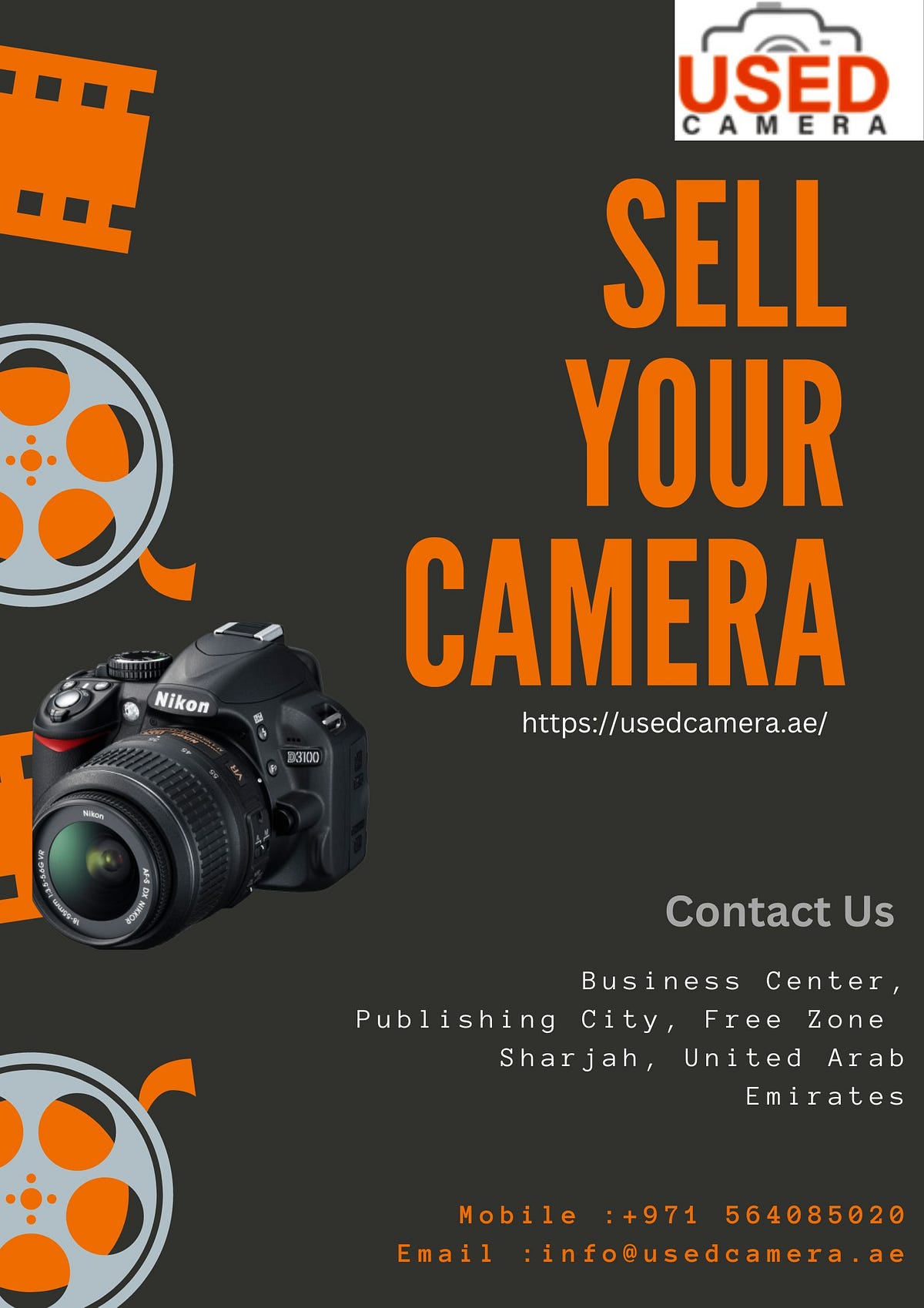 Sell camera Used camera Usedcamdubai Medium